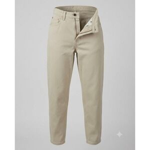 Levi's 550 Vintage Women's Light Khaki Color Tapered Denim Jeans Pants. Size 8/S